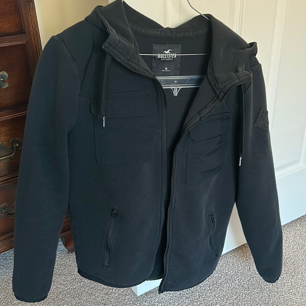 Hollister brushed fleece jacket